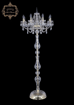 Хрустальный торшер 13.25.8.200.h-160.Gd.Sp