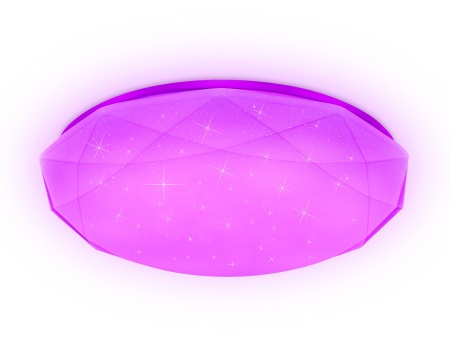 картинка Потолочный светильник светодиодный с пультом управление цветовой температуры и яркости ночной режим FF417 от магазина BTSvet