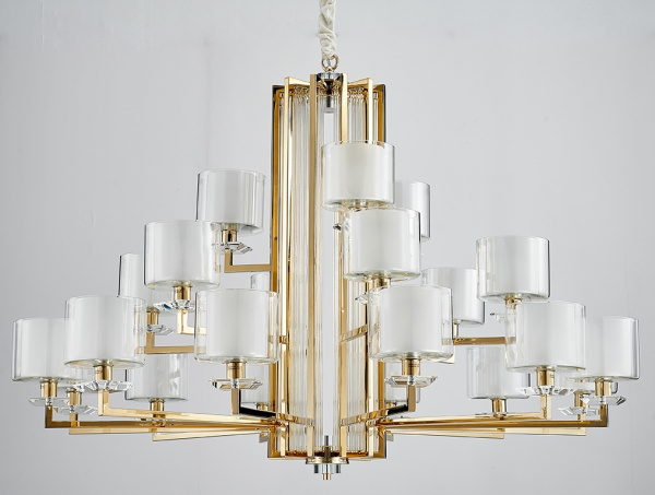 Подвесная люстра 4412+6+3/C gold