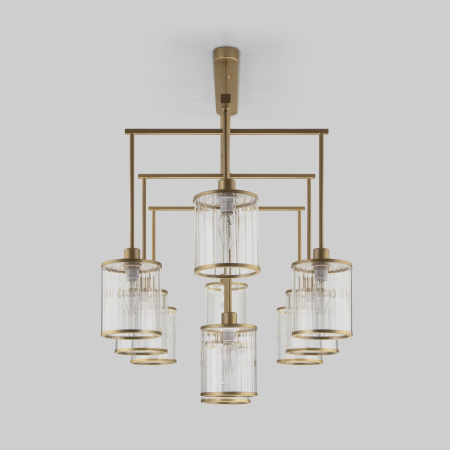 картинка Потолочная люстра на штанге Eurosvet Inari 60144/10 золото от магазина BTSvet