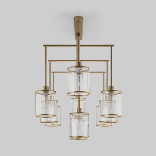 картинка Потолочная люстра на штанге Eurosvet Inari 60144/10 золото от магазина BTSvet