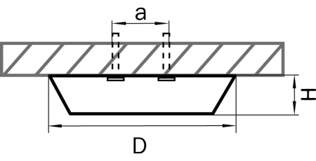 картинка Потолочный светодиодный светильник влагозащищенный URBANO 214992 от магазина BTSvet
