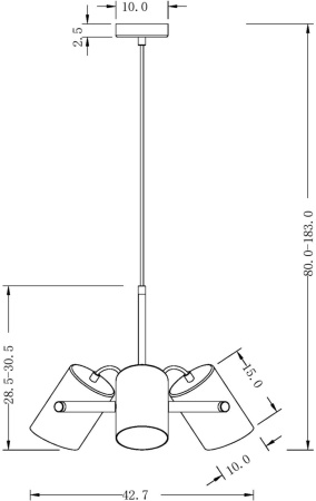 картинка Подвесная люстра Elori FR4004PL-03BBS от магазина BTSvet