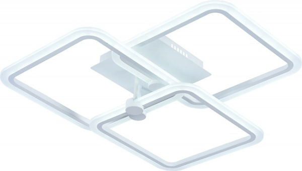 картинка Потолочная люстра светодиодная с пультом регулировкой цветовой температуры и яркости ночным режимом 10220/3LED от магазина BTSvet