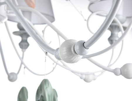 картинка Люстра 2 в 1 подвесная/потолочная Adelia ARM540-08-W от магазина BTSvet