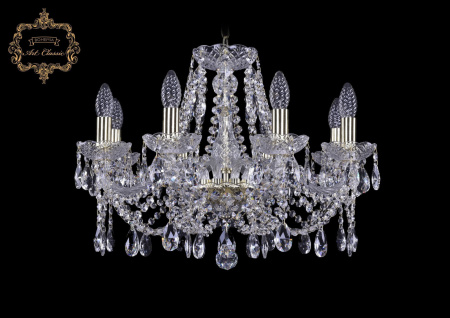 Хрустальная подвесная люстра 11.21.8.200.Gd.Sp