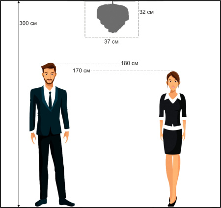 картинка Подвесная люстра Sabina E 1.5.32.100 G от магазина BTSvet