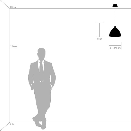 картинка Подвесной светильник SIMPLE LIGHT 810031 от магазина BTSvet
