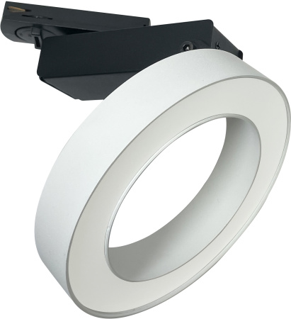 Трековый светильник однофазный 220V светодиодный Rim TR044-1-12W4K-W