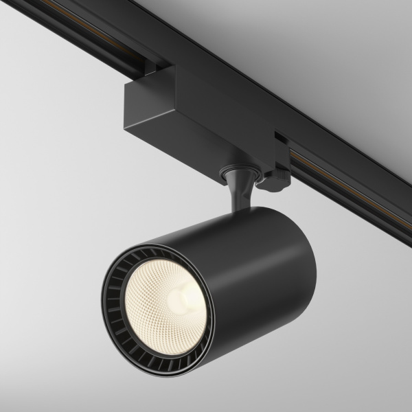 картинка Трековый светильник трехфазный 220V светодиодный Vuoro TR029-3-20W3K-M-B от магазина BTSvet