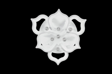 картинка Потолочная люстра светодиодная с пультом и управлением смартфоном регулировкой цветовой температуры и яркости ночным режимом и таймером HIGH-TECH LED LAMPS 82028 от магазина BTSvet