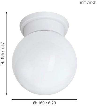 картинка Потолочный светильник Durelo 94973 от магазина BTSvet