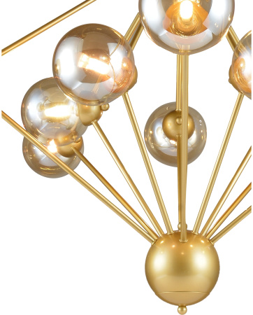 картинка Подвесная люстра STUTTGART 91006/10C GOLD от магазина BTSvet