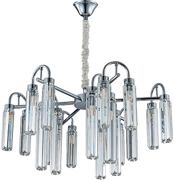 Подвесная люстра хрустальная 4526+3/C chrome