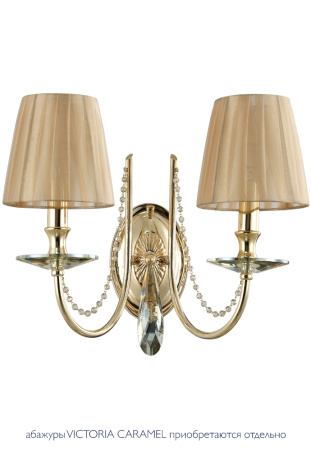 картинка Бра VICTORIA AP2 GOLD/AMBER от магазина BTSvet