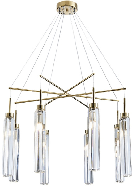 Люстра подвесная 4520 4524+4/S gold