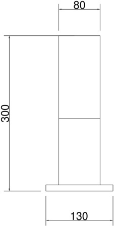 картинка Наземный светильник Willis O418FL-01GR IP 54 от магазина BTSvet