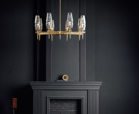 картинка Потолочная люстра Lita H002PL-08G от магазина BTSvet