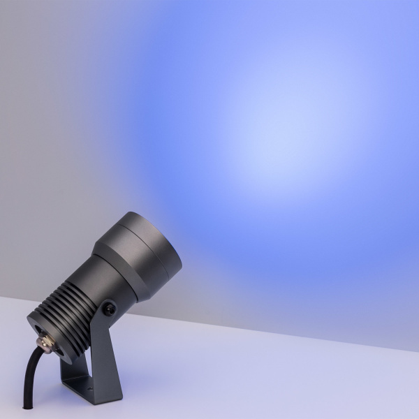 картинка Прожектор светодиодный KT-RAY-COLOR-R61-12W RGB-Warm3000 (DG, 36 deg, 12V) (Arlight, IP67 Металл, 3 года) 032559 от магазина BTSvet