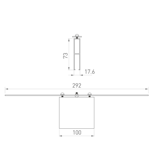 картинка Коннектор прямой ALT-LINEAIR-FLAT-CON-I-2094 (ANOD) (Arlight, IP20 Металл, 3 года) 030293 от магазина BTSvet