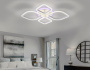 картинка Потолочная люстра светодиодная с пультом регулировкой цветовой температуры и яркости ночным режимом Acrylica FA5147 от магазина BTSvet