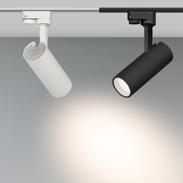 картинка Трековый светильник светодиодный LGD-GERA-2TR-R55-10W Warm3000 (BK, 24 deg) (Arlight, IP20 Металл, 3 года) 025938 от магазина BTSvet