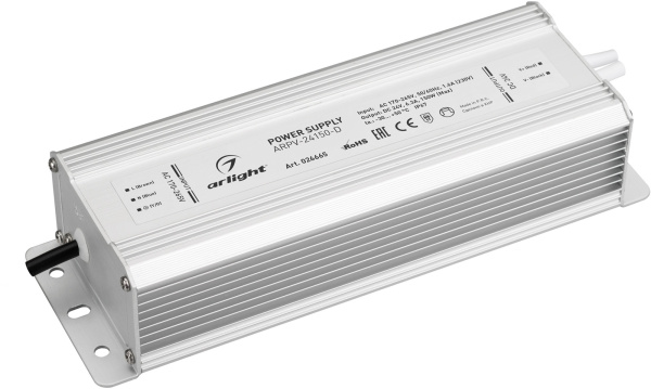 Блок питания ARPV-24150-D (24V, 6.3A, 150W) (Arlight, IP67 Металл, 3 года) 026665