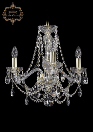 Хрустальная подвесная люстра 11.25.3.165.Gd.Sp