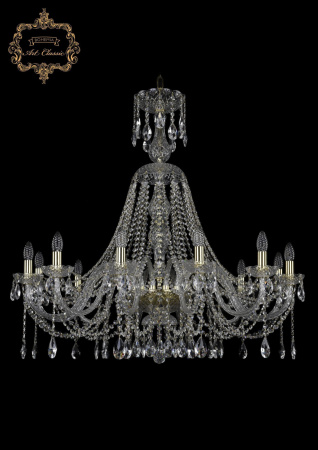 Хрустальная подвесная люстра 11.12.12.360.XL-95.Gd.Sp