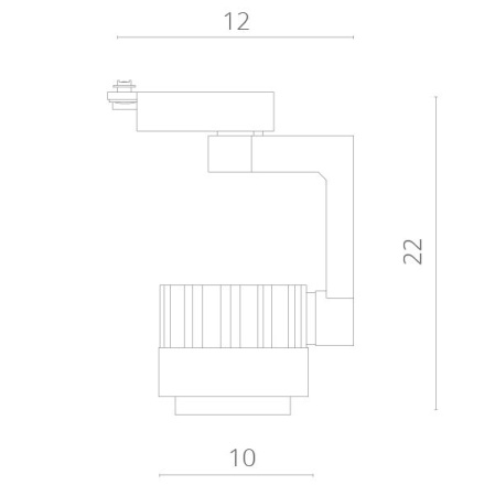 картинка Трековый светодиодный светильник A1630PL-1WH от магазина BTSvet