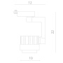 картинка Трековый светодиодный светильник A1630PL-1WH от магазина BTSvet