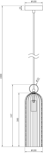 картинка Подвесной светильник Antic MOD302PL-01W от магазина BTSvet