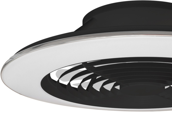 картинка Потолочная люстра светодиодная с вентилятором с пультом и управлением смартфоном регулировкой цветовой температуры и яркости Alisio 7492 от магазина BTSvet