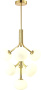 картинка Потолочная люстра на штанге Alicia SP7 Gold/White от магазина BTSvet
