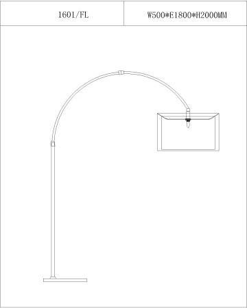 картинка Торшер 1601/FL без абажуров от магазина BTSvet
