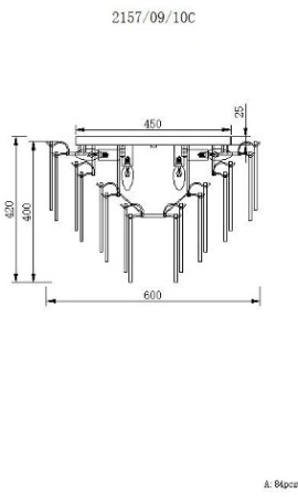 картинка Подвесная люстра Glowice 2157/09/10C от магазина BTSvet
