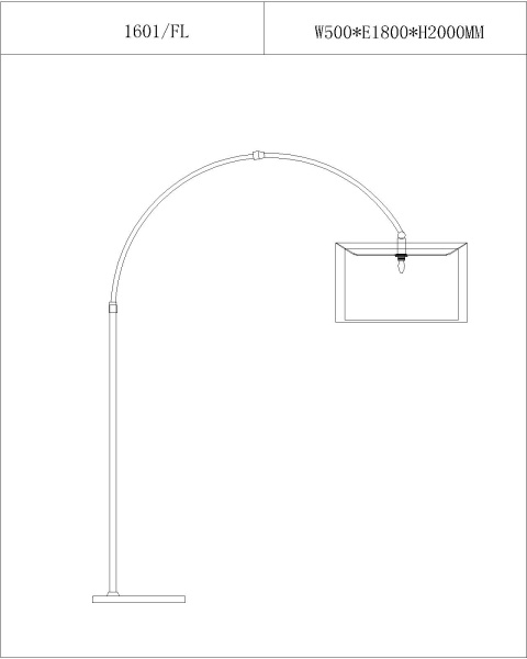 картинка Торшер 1601/FL без абажуров от магазина BTSvet