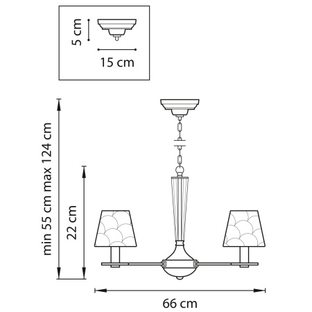 картинка Подвесная люстра Perla 707061 от магазина BTSvet