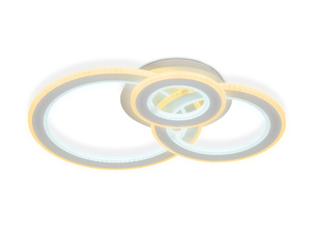 Потолочная люстра светодиодная с пультом, регулировкой яркости, цветовой температуры и ночным режимом Acrylica FA861