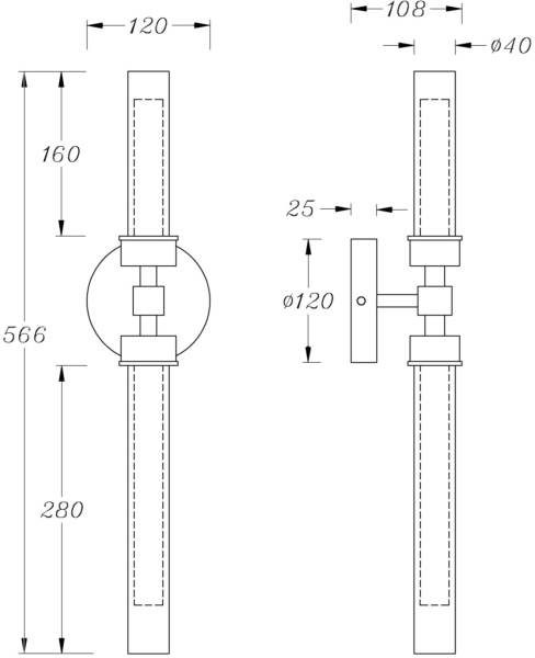 картинка Бра светодиодное Stelo MOD116WL-L7B3K от магазина BTSvet