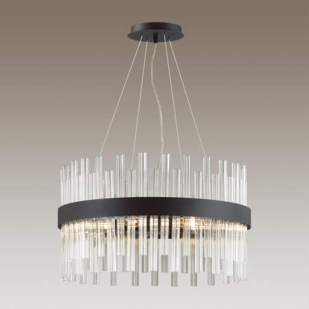 картинка Подвесная люстра Mitsuko 5272/5 черный E14 5*40W от магазина BTSvet