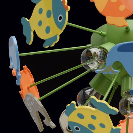 картинка Детская люстра для девочки с рыбками Улыбка 365014605 от магазина BTSvet