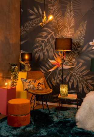 картинка Интерьерная настольная лампа с выключателем Extravaganza Chimp 10502/81/30 от магазина BTSvet