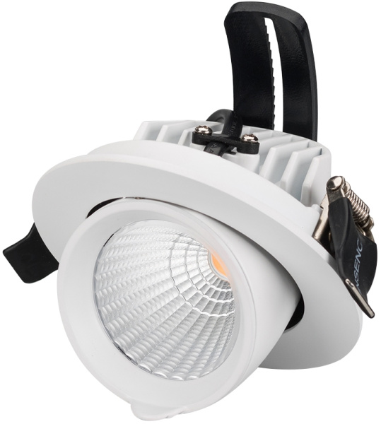 Светильник встраиваемый LED LTD-EXPLORER-R100-12W Day4000 (WH, 38 deg) (Arlight, IP20 Металл, 3 года) 024027