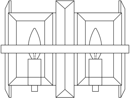 картинка Настенный светильник хрустальный Cerezo MOD201WL-02N от магазина BTSvet