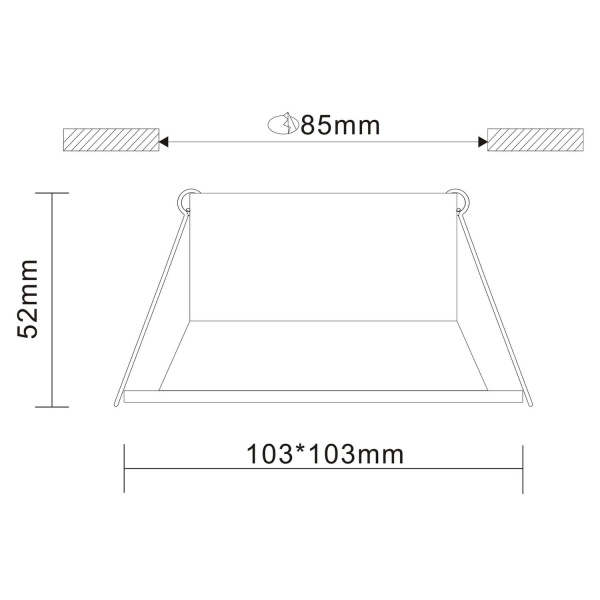 картинка Встраиваемый светильник Grosi ST207.518.01 от магазина BTSvet