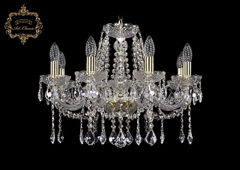 Хрустальная подвесная люстра 11.12.8.195.Gd.L