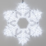 картинка Световая фигура светодиодная ARD-SNOWFLAKE-M10-1000x900-504LED White (230V, 31W) (Ardecoled, IP65) 034258 от магазина BTSvet