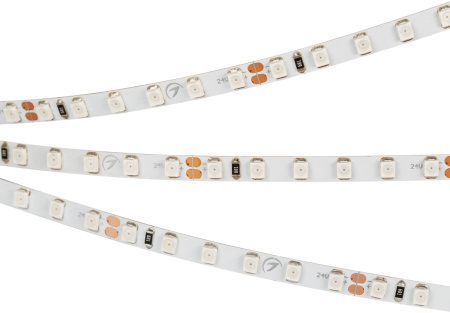 Светодиодная лента RT-A120-5mm 24V Yellow (9.6 W/m, IP20, 2835, 5m) (узкая) 015662(2)