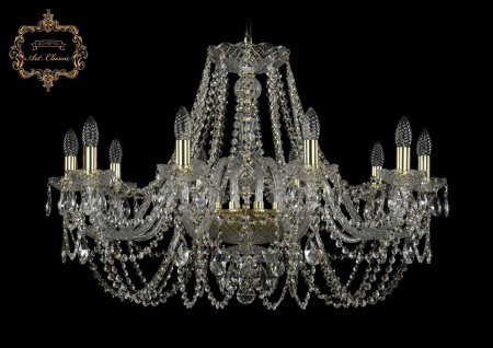 Хрустальная подвесная люстра 11.11.10.300.Gd.Sp